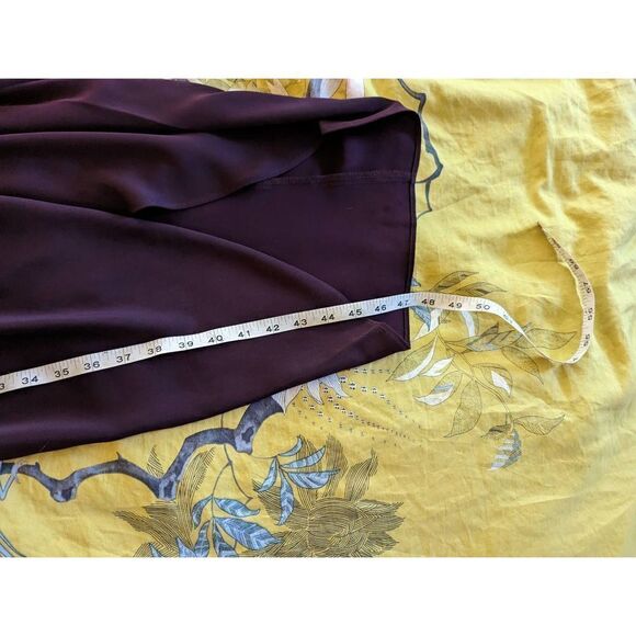 SHONA joy purple strapless sweetheart neckline back zip maxi gown sz 6 euc - Picture 5 of 7